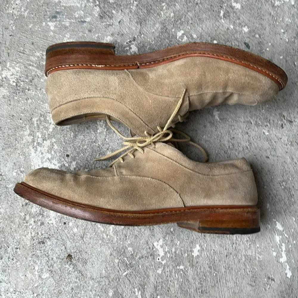 Joseph Fenestrier suede lace up oxfords
